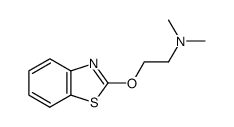 (2-benzothiazol-2-yloxy-ethyl)-dimethyl-amine Structure