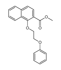 1-(2-phenoxy-ethoxy)-naphthalene-2-carboxylic acid methyl ester Structure