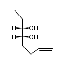 (+/-)-erythro-oct-7-ene-3,4-diol结构式