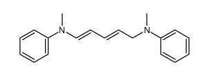 N1,N5-dimethyl-N1,N5-diphenyl-penta-1,3-diene-1,5-diamine Structure