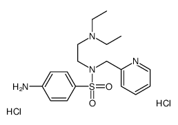 4-amino-N-[2-(diethylamino)ethyl]-N-(pyridin-2-ylmethyl)benzenesulfonamide,dihydrochloride结构式