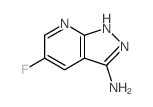 5-氟-1H-吡唑并[3,4-b]吡啶-3-胺结构式