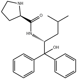 N-[(1R)-1-(Hydroxydiphenylmethyl)-3-methylbutyl]-D-prolinamide picture