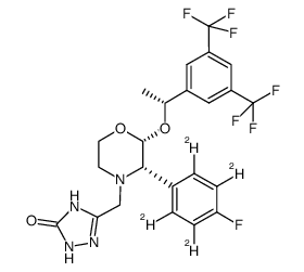 Aprepitant-d4 Structure