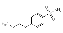 4-正丁基苯磺胺结构式