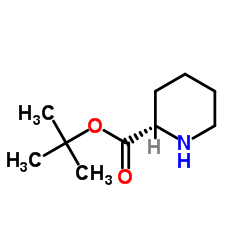 2-Methyl-2-propanyl (2S)-2-piperidinecarboxylate结构式