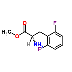 Methyl 2,6-difluoro-L-phenylalaninate结构式