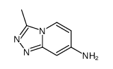 3-甲基[1,2,4]三唑并[4,3-a]吡啶-7-胺结构式