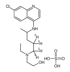 Hydroxychloroquine-d4 (sulfate)(alkyl) Structure