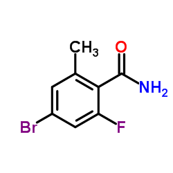 Benzamide, 4-bromo-2-fluoro-6-methyl- Structure