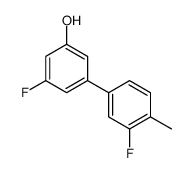 3-fluoro-5-(3-fluoro-4-methylphenyl)phenol结构式