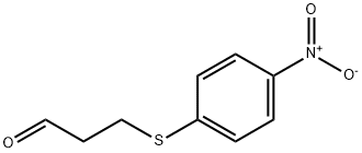 Propanal, 3-[(4-nitrophenyl)thio]-结构式