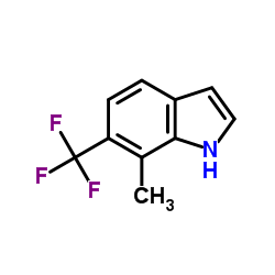 1H-Indole, 7-Methyl-6-(trifluoromethyl)- structure