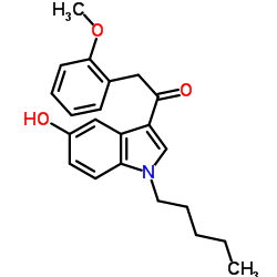 JWH 250 5-hydroxyindole metabolite结构式