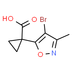 1-(4-溴-3-甲基异恶唑-5-基)环丙烷-1-羧酸图片