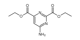 6-amino-2,4-bis(ethoxycarbonyl)pyrimidine结构式