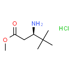 (R)-Methyl3-amino-4,4-dimethylpentanoatehydrochloride结构式