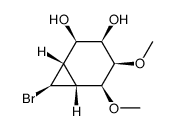 (1α,2α,3α,4α,5α,6α)-exo-7-Bromo-4,5-dimethoxybicyclo(4.1.0)heptane-2,3-diol Structure