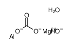 magnesium,aluminum,carbonate,hydroxide,hydrate Structure