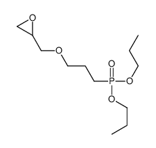 2-(3-dipropoxyphosphorylpropoxymethyl)oxirane Structure