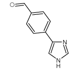 4-(1H-Imidazol-5-yl)benzaldehyde结构式