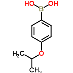 4-异丙氧基苯硼酸结构式