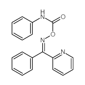 Ketone, phenyl2-pyridyl, O-(phenylcarbamoyl)oxime (8CI) Structure