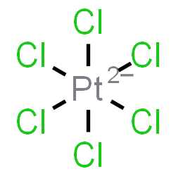 Platinate(2-), hexachloro-, (OC-6-11)- Structure