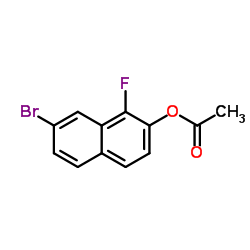 7-bromo-1-fluoronaphthalen-2-yl acetate图片