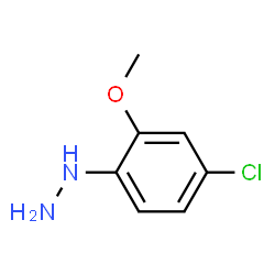 (4-Chloro-2-methoxyphenyl)hydrazine structure