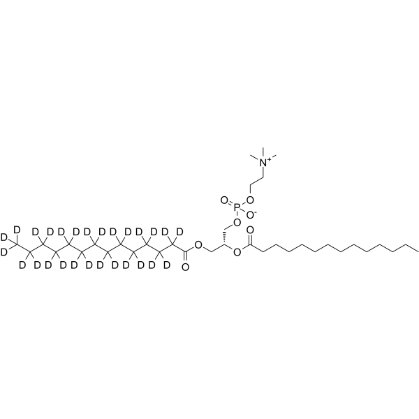 14:0-14:0 PC-d27 Structure