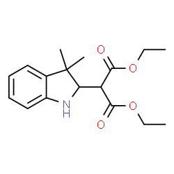 2-(3,3-Dimethylindolin-2-yl)malonic acid diethyl ester picture