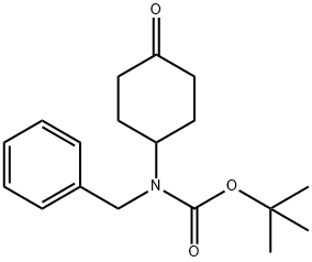 tert-Butyl benzyl(4-oxocyclohexyl)carbamate structure