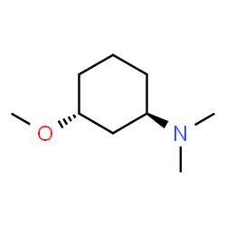 Cyclohexanamine, 3-methoxy-N,N-dimethyl-, (1R,3R)-rel- (9CI) structure