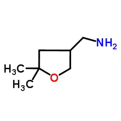 1-(5,5-Dimethyltetrahydro-3-furanyl)methanamine Structure