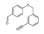 3-[(4-formylphenoxy)methyl]benzonitrile结构式