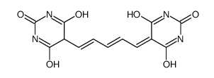 5,5'-(1,3-Pentadien-1-yl-5-ylidene)dibarbituric acid structure