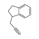 2,3-DIHYDRO-1H-INDEN-1-YLACETONITRILE结构式