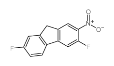 9H-Fluorene,3,7-difluoro-2-nitro- structure