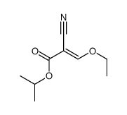 propan-2-yl 2-cyano-3-ethoxyprop-2-enoate Structure