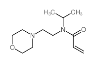 N-(2-morpholin-4-ylethyl)-N-propan-2-yl-prop-2-enamide structure