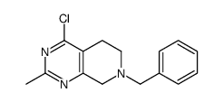 7-BENZYL-4-CHLORO-2-METHYL-5,6,7,8-TETRAHYDROPYRIDO[3,4-D]PYRIMIDINE Structure