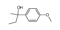 2-(4-methoxyphenyl)-2-butanol structure