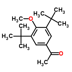 1-(3,5-di-tert-butyl-4-methoxyphenyl)ethanone Structure