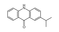 9(10H)-ACRIDINONE, 2-(1-METHYLETHYL)-结构式