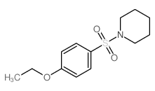 1-(4-ethoxyphenyl)sulfonylpiperidine Structure