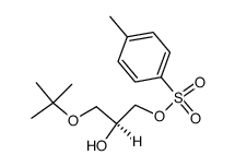 Toluene-4-sulfonic acid (S)-3-tert-butoxy-2-hydroxy-propyl ester Structure