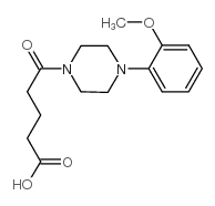 5-[4-(2-METHOXY-PHENYL)-PIPERAZIN-1-YL]-5-OXO-PENTANOIC ACID structure