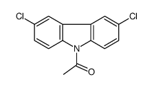 1-(3,6-dichlorocarbazol-9-yl)ethanone Structure