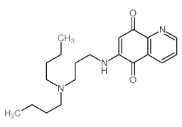 6-[3-(dibutylamino)propylamino]quinoline-5,8-dione Structure